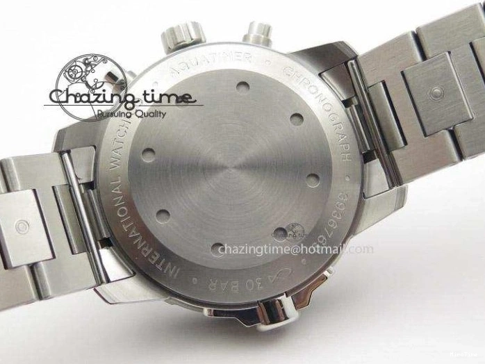 MIROTIME 1228 Versatile Aquatimer Chrono IW376803 V6F 1:1 Best Edition White Dial On SS Bracelet A 7359